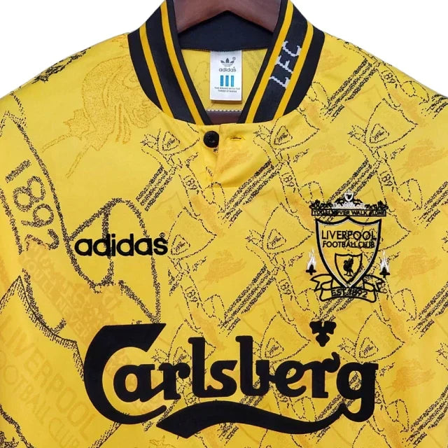 Camisa Liverpool Retrô 1994/1996 Amarela