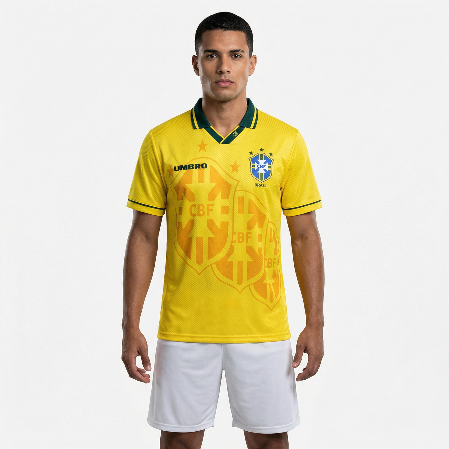 Camisa Retrô Torcedor Masculina Brasil 1993
