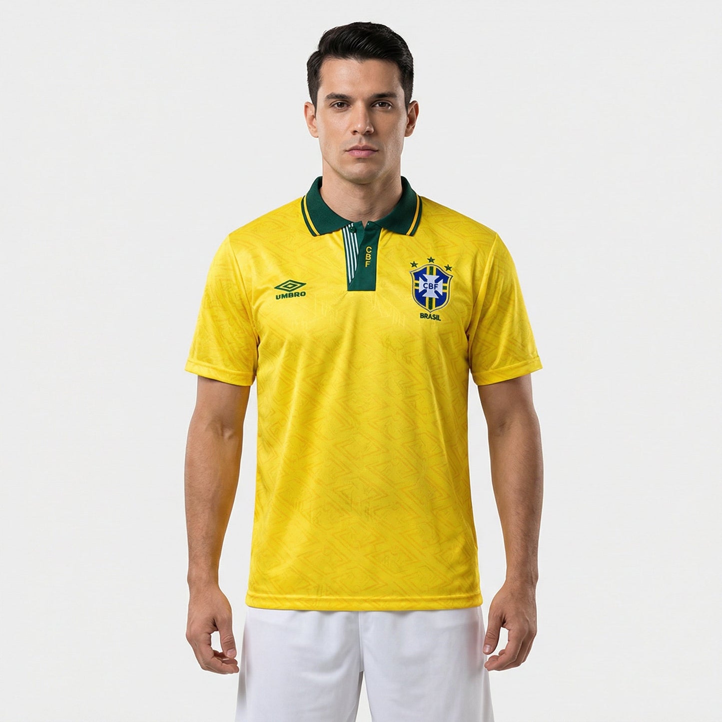 Camisa Retrô Torcedor Masculina Brasil 1991