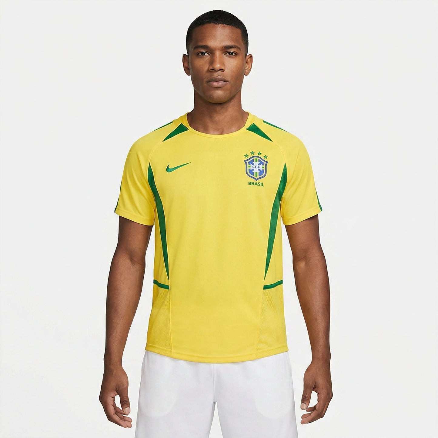 Camisa Retrô Torcedor Masculina Brasil 2002