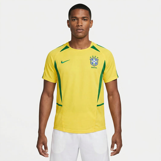 Camisa Retrô Torcedor Masculina Brasil 2002