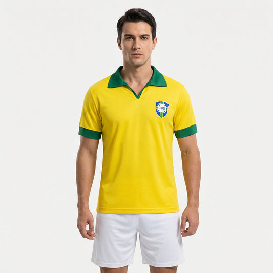 Camisa Retrô Torcedor Masculina Brasil 1958