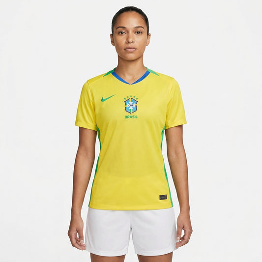 Camisa Torcedor Feminina Brasil I 2026 Copa do Mundo
