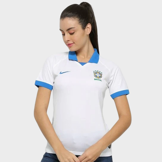 Camisa Retrô Torcedor Feminina Brasil 2019 Copa América