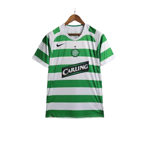 Camisa Retrô Celtic FC 2005/06 Masculino Verde e Branco