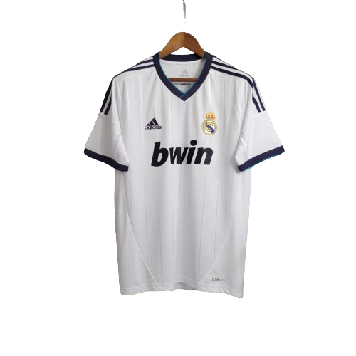 Camisa Retrô Real Madrid I Home 2012/13 Masculino Branco