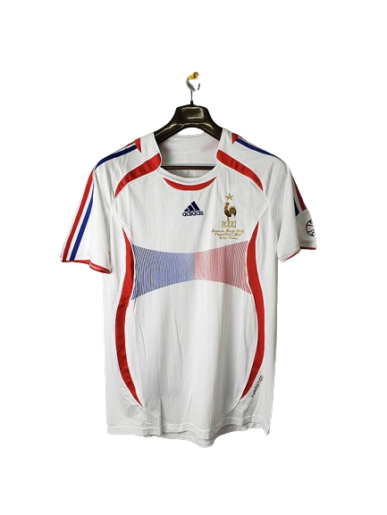 Camisa Retrô França II Away 2006/07 Masculino Branco
