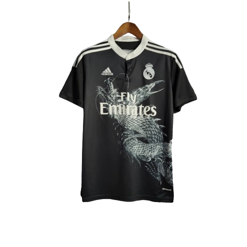 Camisa Retrô Real Madrid III Third 2014/15 Masculino Preto