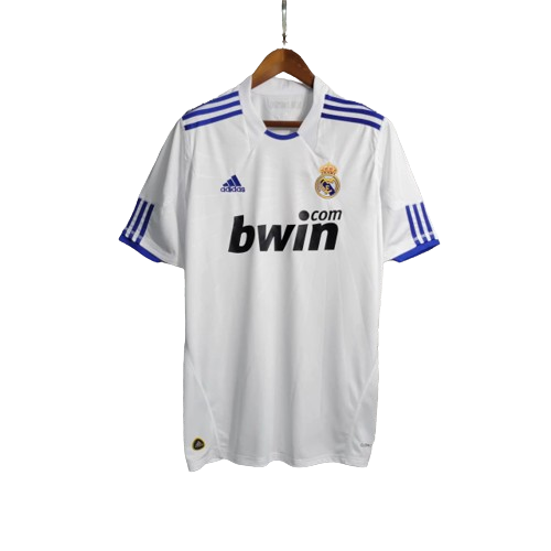 Camisa Retrô Real Madrid I Home 2010/11 Masculino Branco