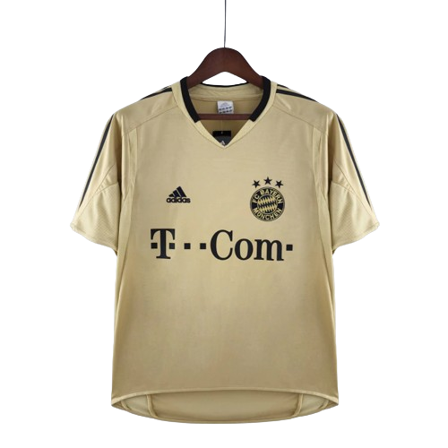 Camisa Retrô Bayern de Munique III 2004/05 Masculino Dourada
