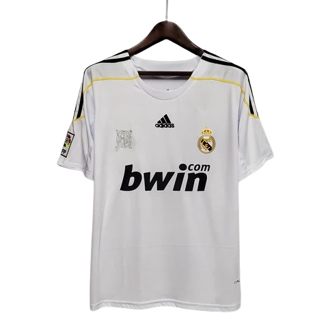 Camisa Retrô Real Madrid I Home 2009/10 Masculino Branco