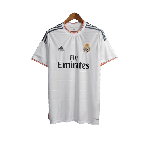 Camisa Retrô Real Madrid I Home 2013/14 Masculino Branco