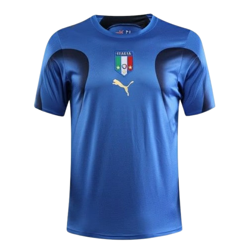 Camisa Retrô Itália I Home 2006/07 Masculino Azul