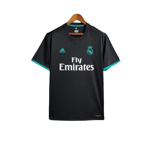Camisa Retrô Real Madrid 2017/18 II Torcedor Preto