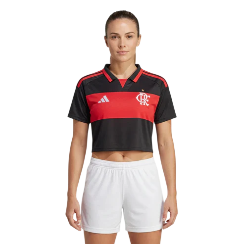 Cropped Flamengo Home 26/27 - Versão Feminina