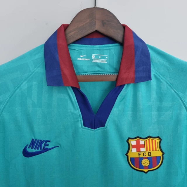Camisa Barcelona Retrô Third 19/20 Torcedor Masculina - Verde