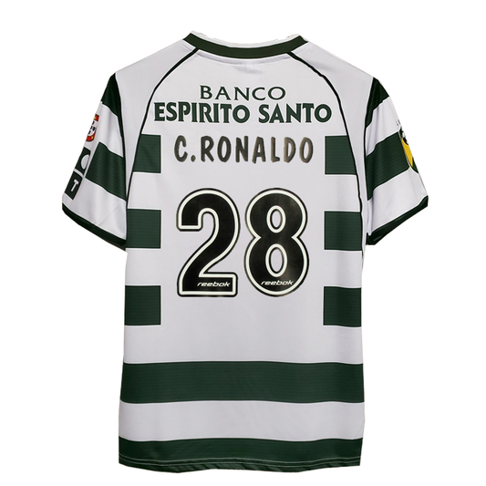 Camisa Retrô Torcedor Masculina Portugal I 2002