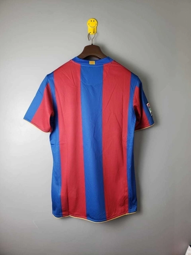 Camisa Retrô Torcedor Masculina Barcelona 2006
