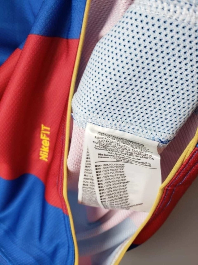 Camisa Barcelona Retrô 2006/2007 - Azul Grená