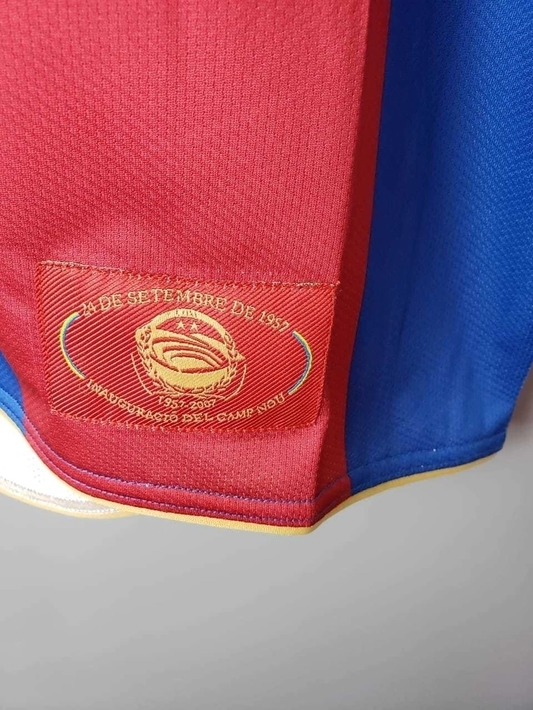 Camisa Barcelona Retrô 2006/2007 - Azul Grená