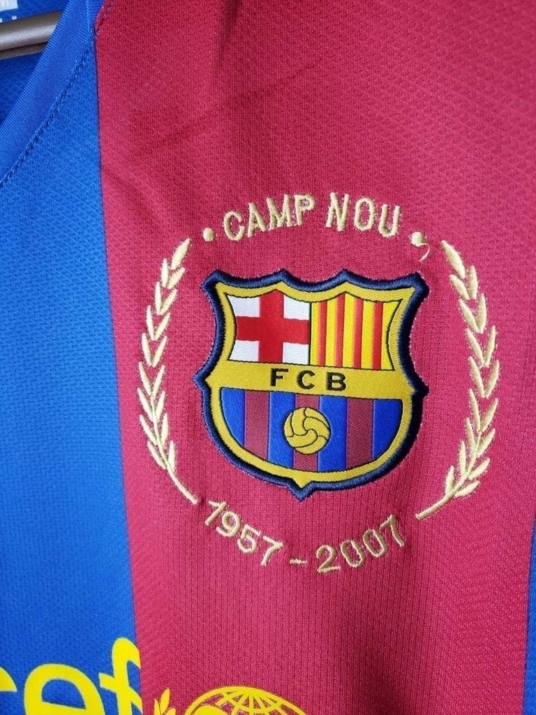 Camisa Barcelona Retrô 2006/2007 - Azul Grená