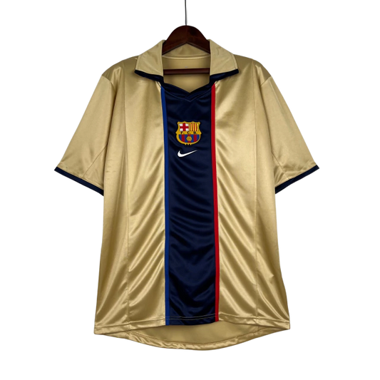 Camisa Retrô Barcelona Dourada 02/2003 Masculino