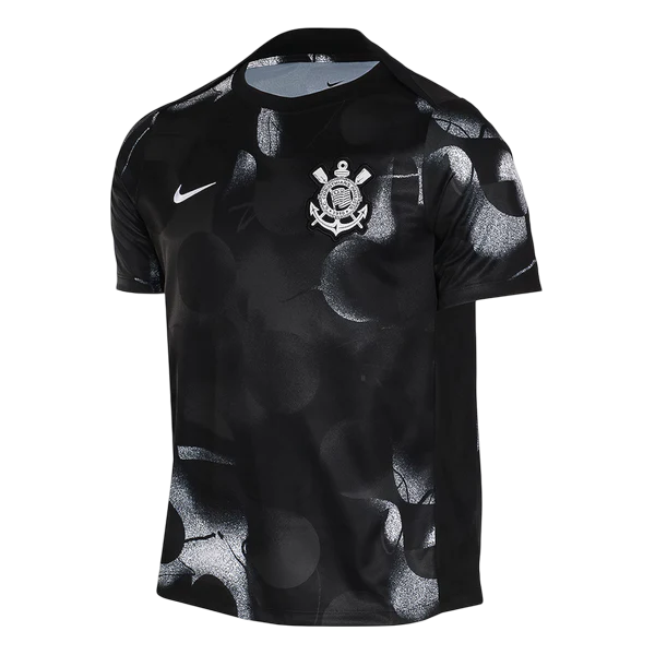 Camisa Corinthians Treino Preta 25/26 - Versão Torcedor Masculina
