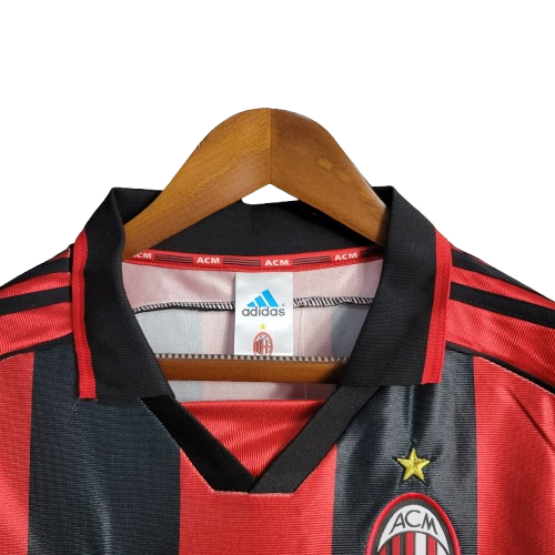 Camisa Retrô Torcedor Masculina Milan I 1998