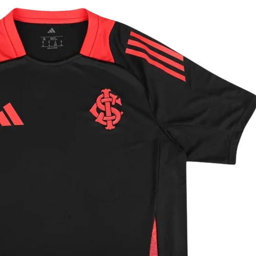 Camisa Internacional Treino Preta 25/26 - Torcedor Masculina