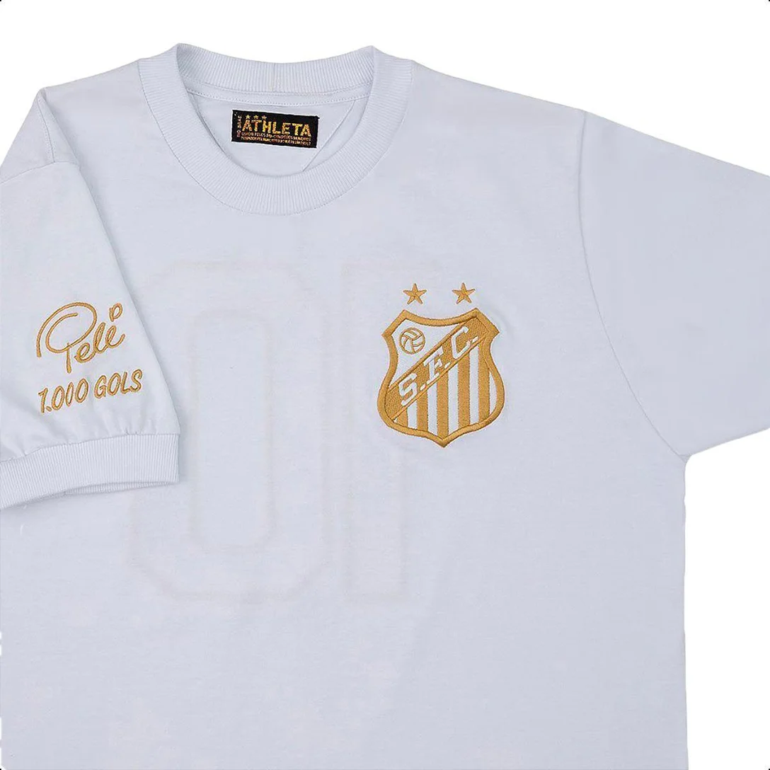 Camisa Santos FC Edição Especial Pelé 1000 Gols - Masculina