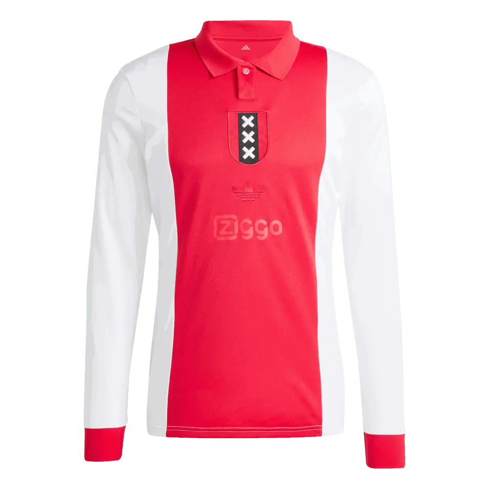 Camisa Ajax Edição 125 Anos Manga Longa - Versão Torcedor 25/26