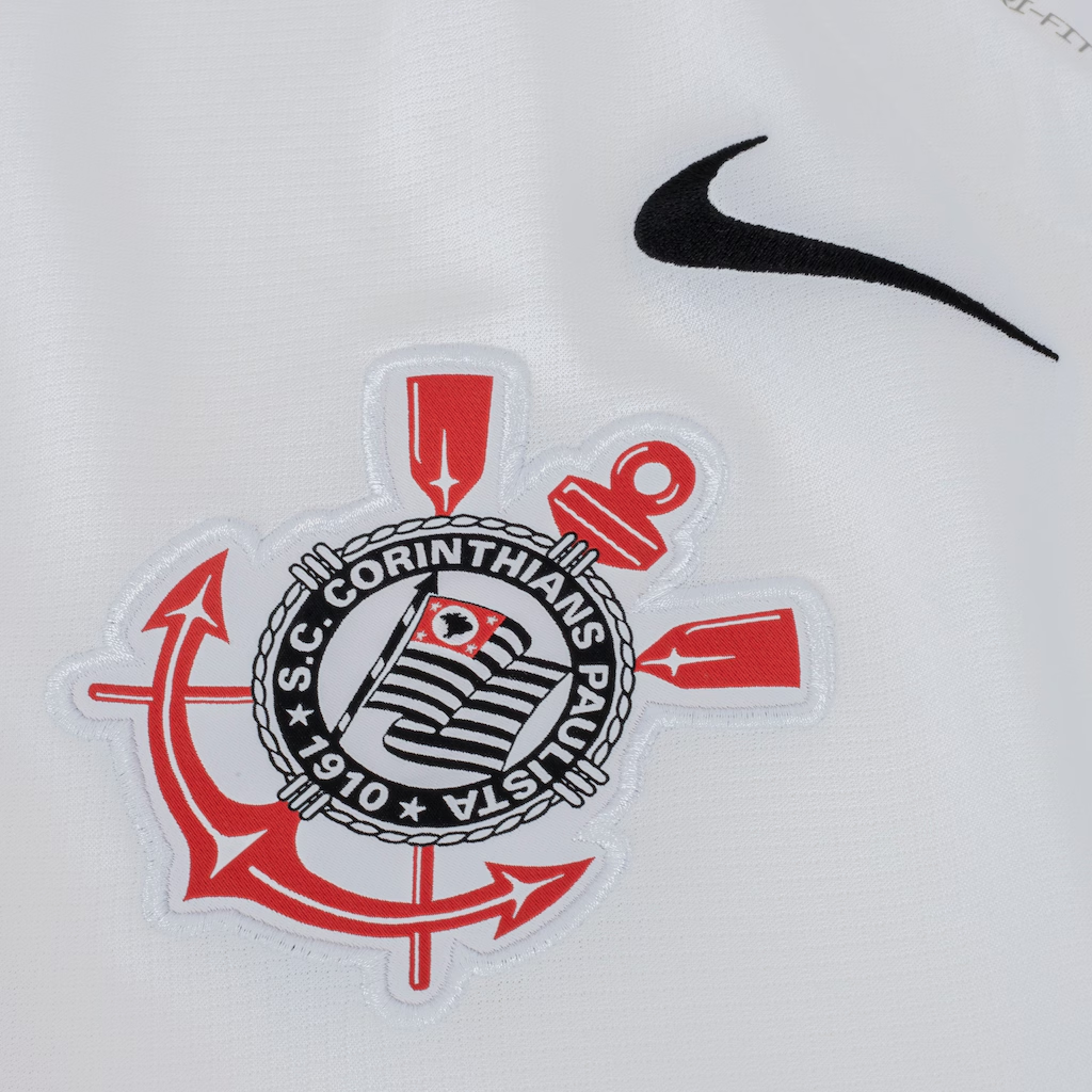 Camisa Corinthians Home 25/26 - Versão Torcedor Masculina