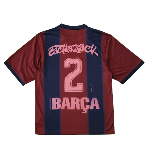 Camisa Barcelona x Travis Scott 24/25 - Retrô Masculina
