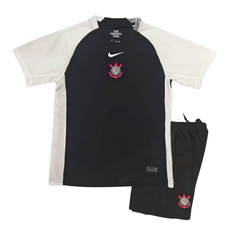 Conjunto Infantil Corinthians Away 25/26