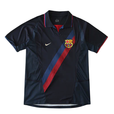 Camisa Retrô Barcelona Away Away 2002/03 Masculino