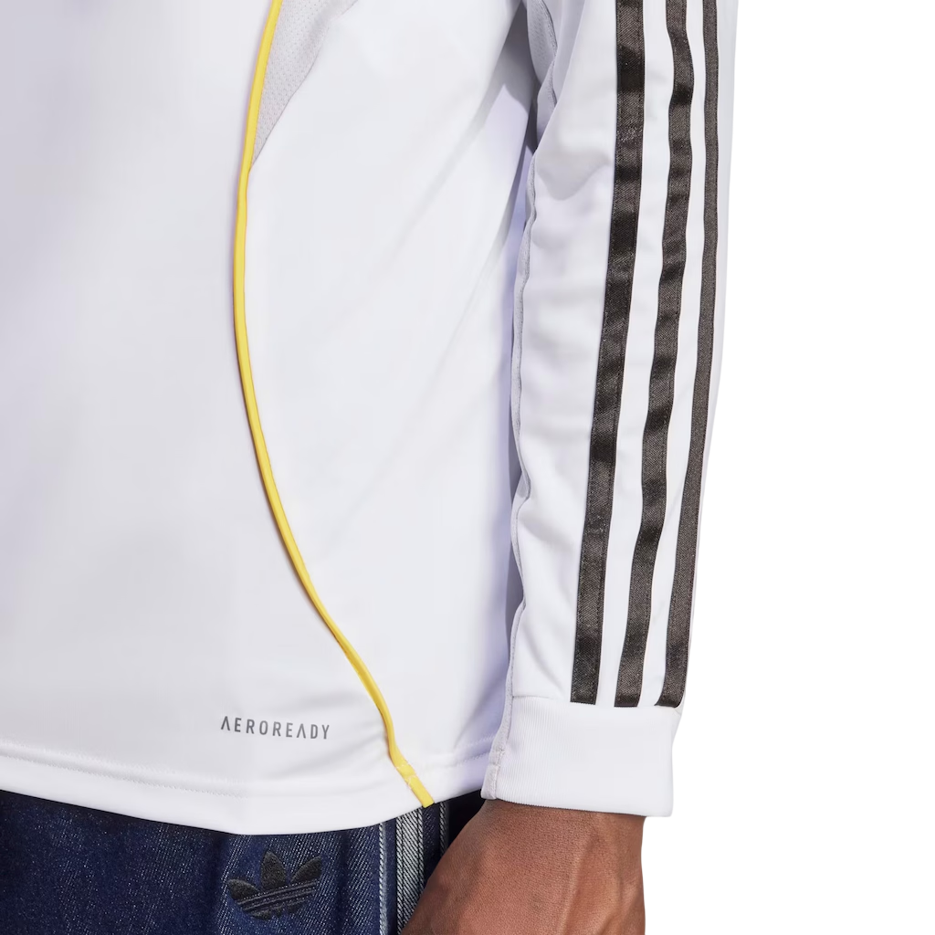Camisa Real Madrid Home Manga Comprida 25/26 - Torcedor Masculina