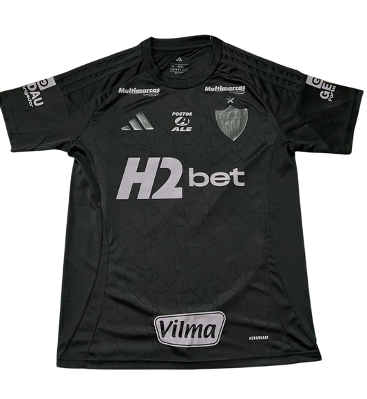 Camisa Atlético Mineiro All Black Todos Patrocínios 25/26 - Torcedor Masculina