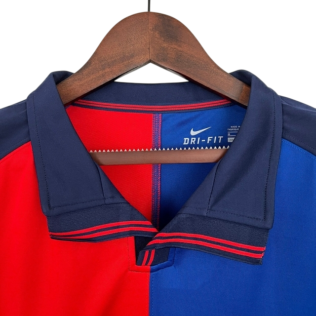 Camisa Retrô Barcelona Manga Longa 1998/99 Masculino