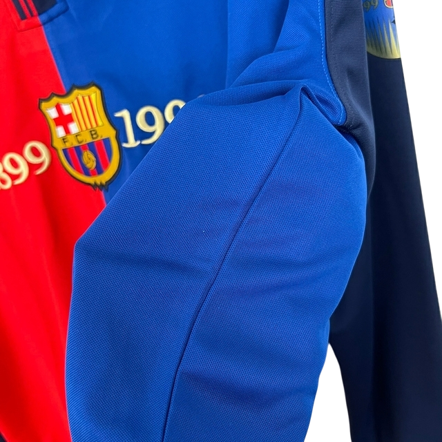 Camisa Retrô Barcelona Manga Longa 1998/99 Masculino