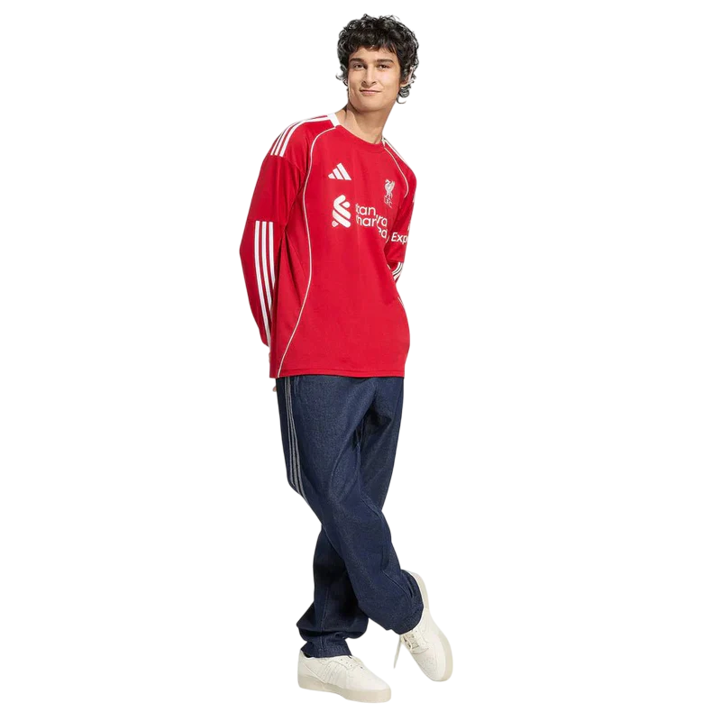Camisa Liverpool Home Manga Comprida 25/26 - Torcedor Masculina
