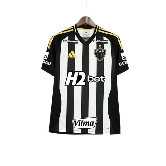 Camisa Atlético Mineiro Home Todos Patrocínios 25/26 - Torcedor Masculina