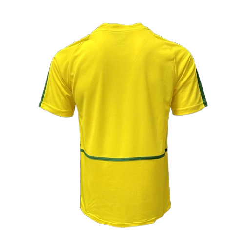 Camisa Retrô Seleção Brasileira I Home 2002/03 Masculino Amarelo