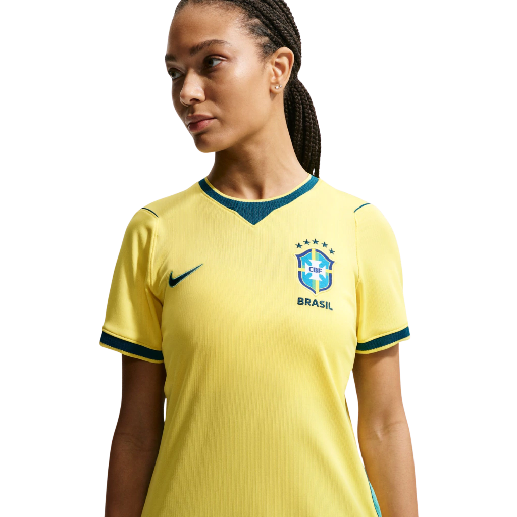 Camisa Brasil I 2026/27 Feminina - Amarela