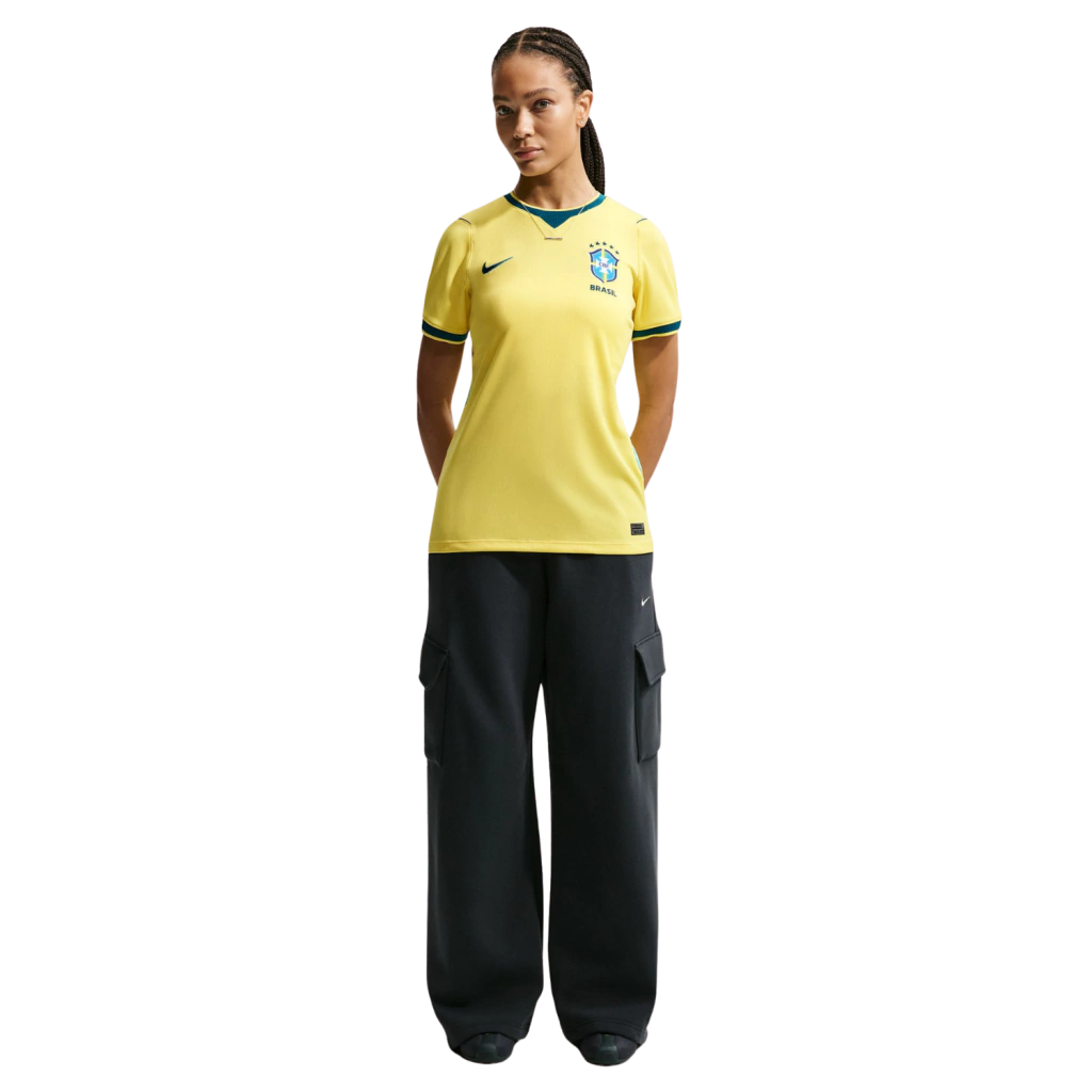 Camisa Brasil I 2026/27 Feminina - Amarela
