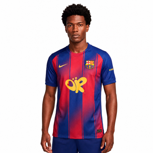 Camisa Barcelona x Olivia Rodrigo Home 25/26 - Torcedor Masculina