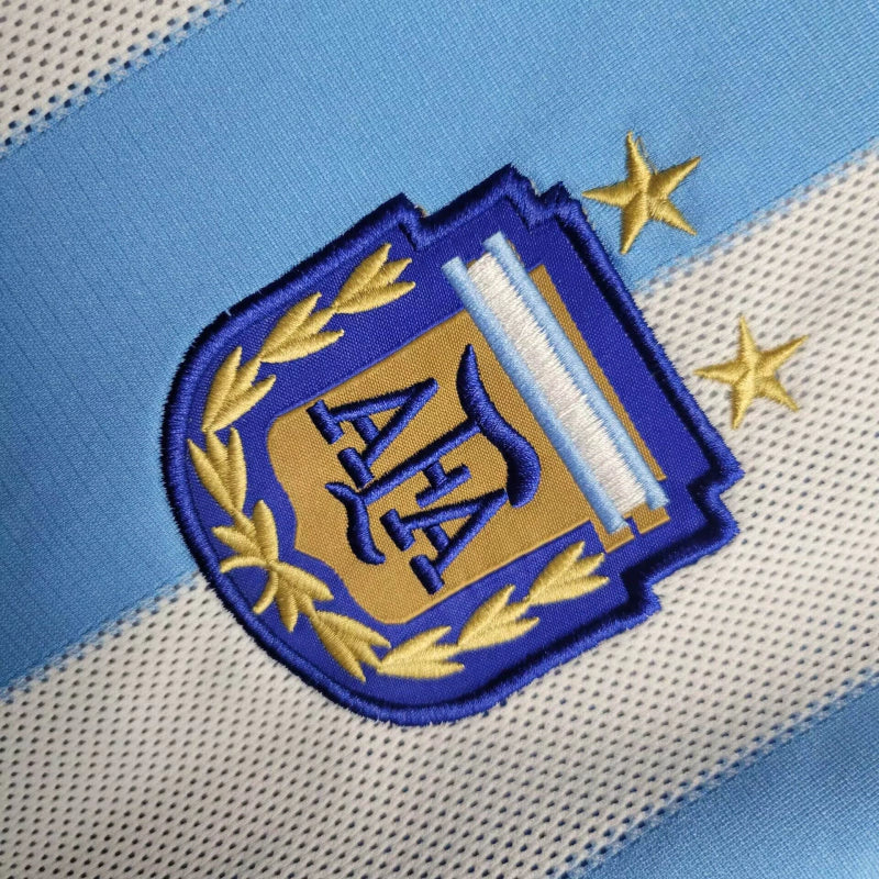 Camisa Retrô Seleção Argentina 2010- Azul