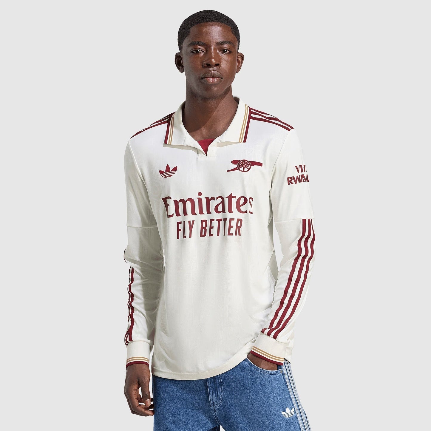 Camisa Manga Longa Torcedor Masculina Arsenal III 2025/2026 Originals