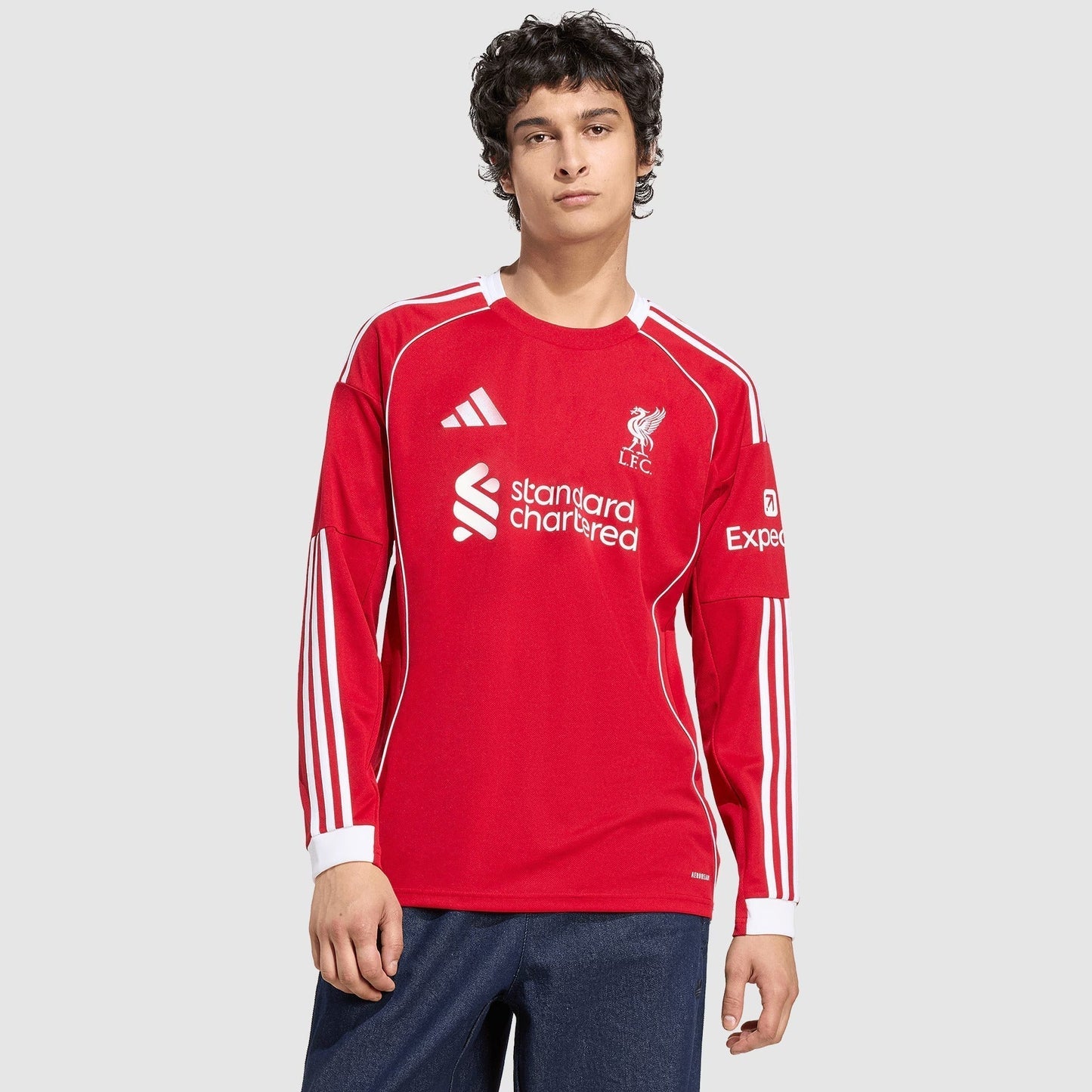 Camisa Manga Longa Torcedor Masculina Liverpool I 2025/2026
