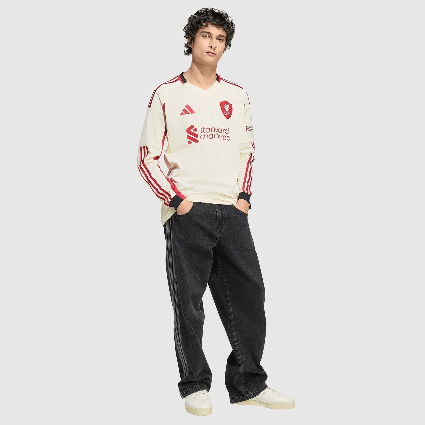 Camisa Manga Longa Torcedor Masculina Liverpool II 2025/2026