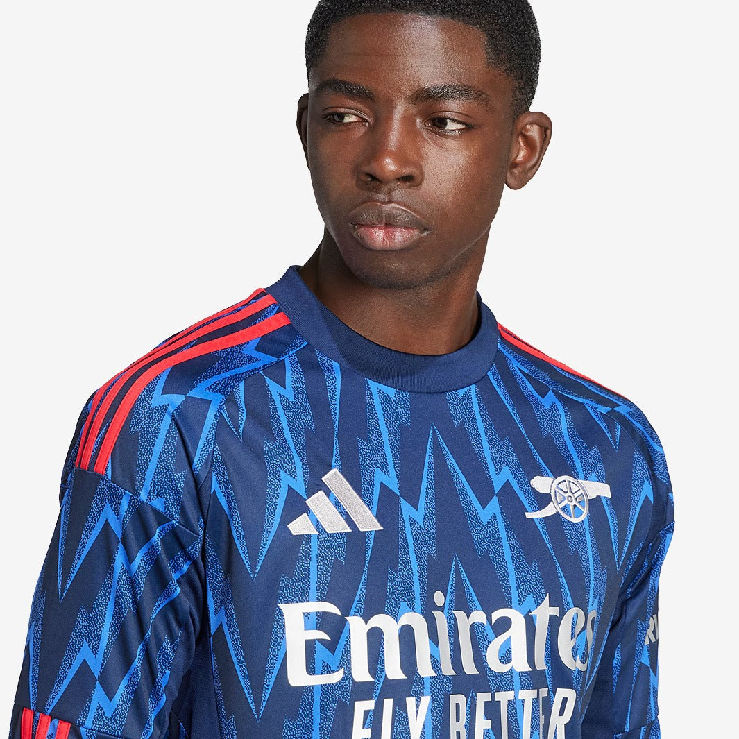Camisa Manga Longa Torcedor Masculina Arsenal II 2025/2026